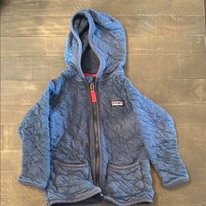 Kids Patagonia Blue Hooded Jacket